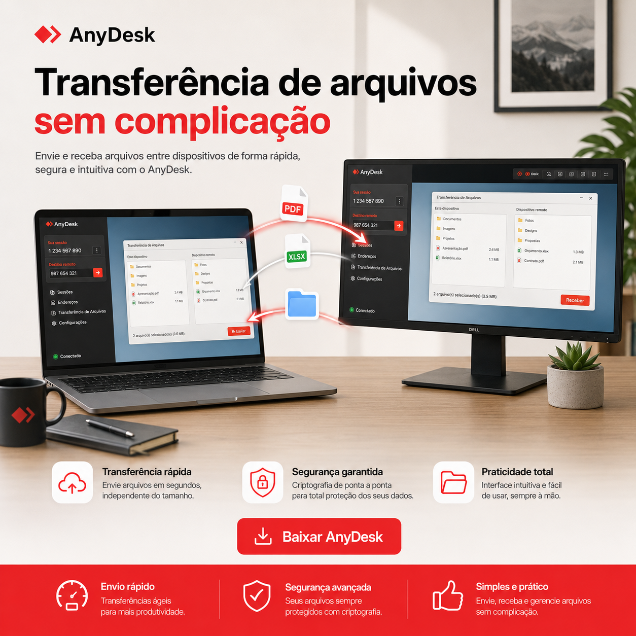 Comparação entre um endereço legítimo e um endereço com letras alteradas em uma barra de navegação